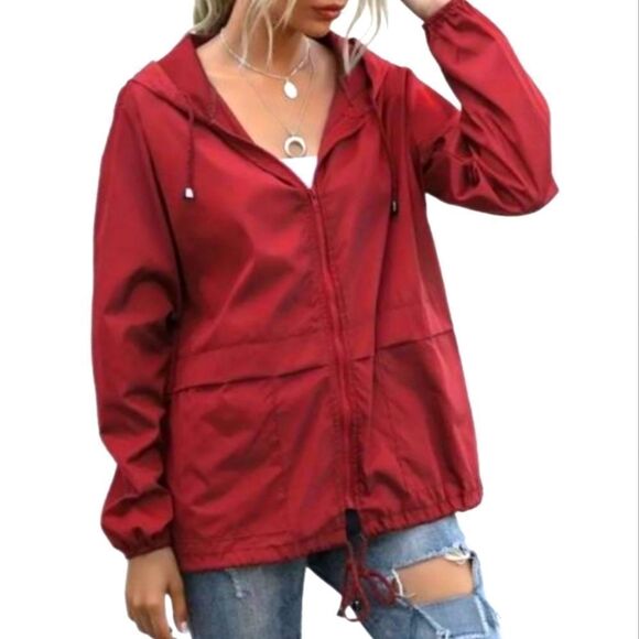 boutique Jackets & Blazers - Ladies windbreaker jacket sz X-large
